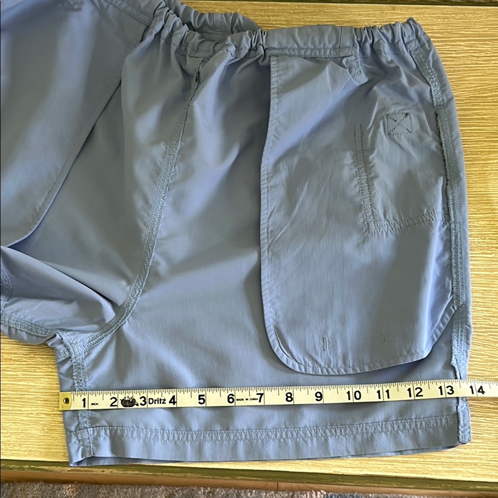 Womens EMS Size M nylon lightweight active shorts periwinkle blue - Picture 5 of 8